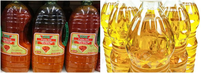 red palm oil vs refined plam oil